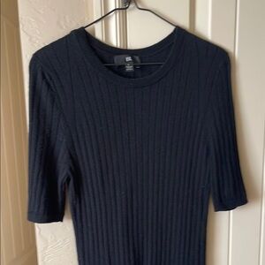 Banana Republic Black Merino Wool Sweater